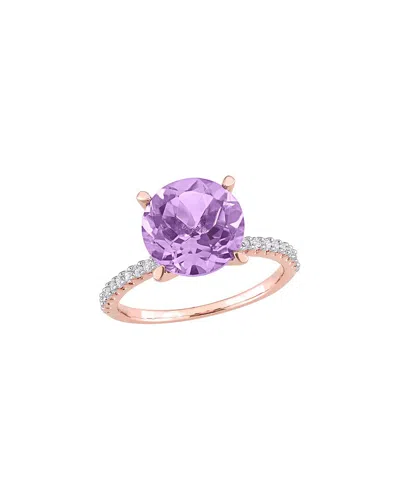 Rina Limor Silver 3.33 Ct. Tw. Amethyst In Purple