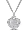 Rina Limor Silver 3.47 Ct. Tw. Lab-grown Sapphire Pendant