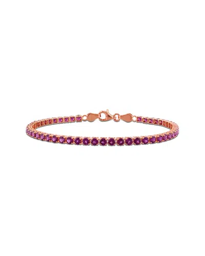 Rina Limor Silver 3.67 Ct. Tw. Rhodolite Bracelet In Purple