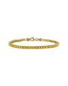 Rina Limor Silver 4.08 Ct. Tw. Madeira Citrine Bracelet