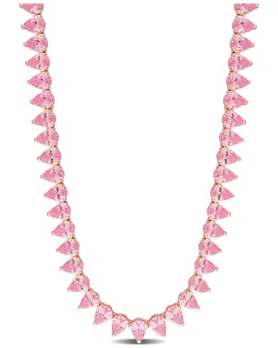 RINA LIMOR RINA LIMOR SILVER 44.50 CT. TW. LAB-GROWN SAPPHIRE NECKLACE