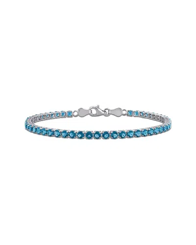 Rina Limor Silver 4.59 Ct. Tw. London Blue Topaz Bracelet
