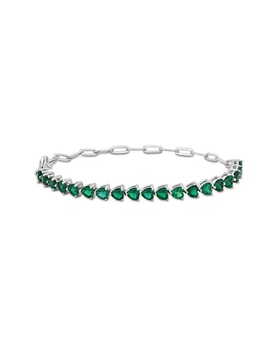 RINA LIMOR RINA LIMOR SILVER 4.75 CT. TW. LAB-GROWN SAPPHIRE BRACELET
