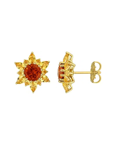 Rina Limor Silver 4.76 Ct. Tw. Madeira Citrine In Gold
