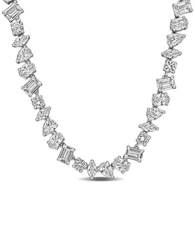 Rina Limor Silver 48.96 Ct. Tw. Lab-grown Sapphire Necklace