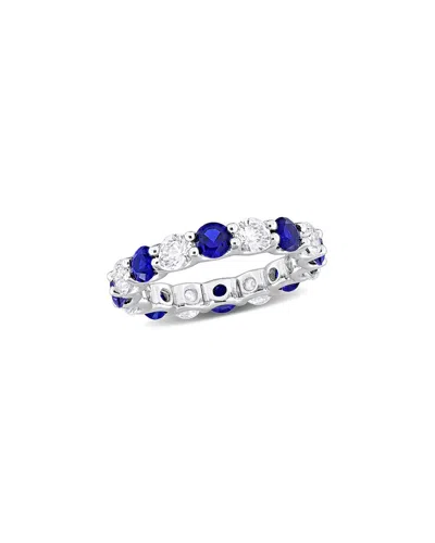 Rina Limor Silver 4.96 Ct. Tw. Lab-grown Sapphire Ring