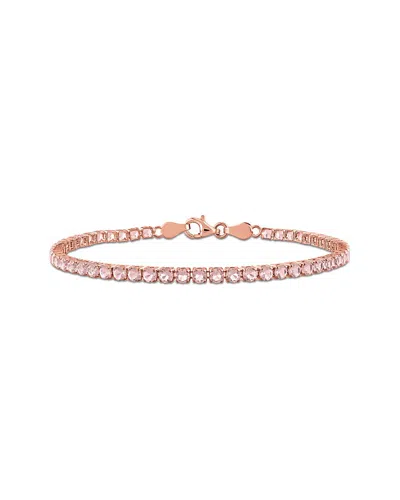 RINA LIMOR RINA LIMOR SILVER 5.10 CT. TW. LAB-GROWN MORGANITE BRACELET