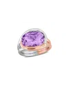 Rina Limor Silver 5.40 Ct. Tw. Amethyst Ring