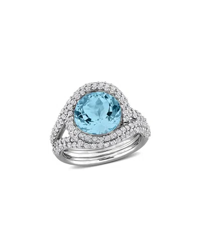 Rina Limor Silver 5.94 Ct. Tw. Sky Blue Topaz Ring