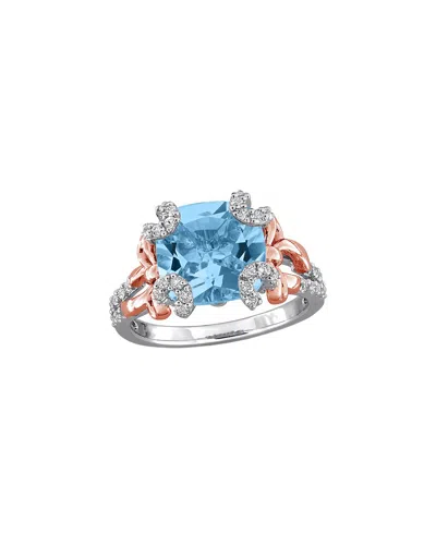 Rina Limor Silver 6.09 Ct. Tw. Topaz Ring In Metallic