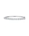 Rina Limor Silver 6.30 Ct. Tw. Aquamarine Bangle Bracelet