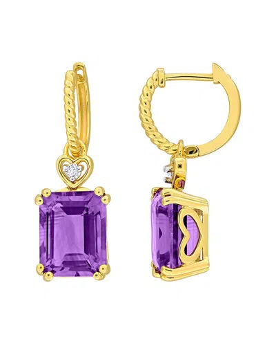 Rina Limor Silver 6.48 Ct. Tw. Amethyst In Purple
