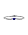 Rina Limor Silver 6.75 Ct. Tw. Lab-grown Sapphire Bracelet