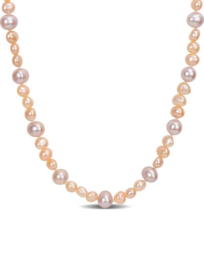 Rina Limor Silver 7.5-8mm Pearl Necklace