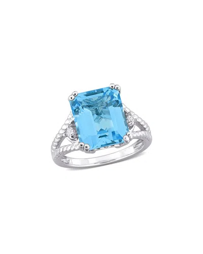 Rina Limor Silver 7.57 Ct. Tw. Topaz Ring