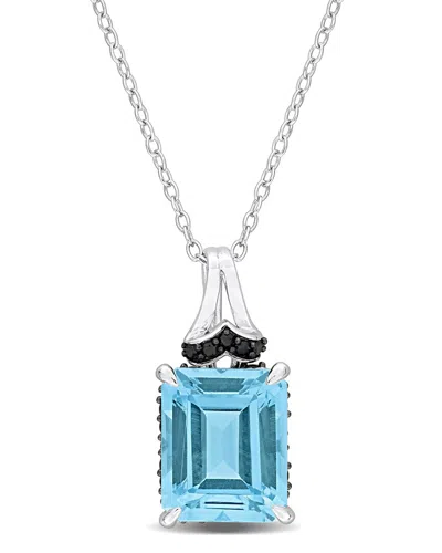 Rina Limor Silver 7.74 Ct. Tw. Sapphire & Blue Topaz - Sky Pendant