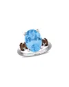 Rina Limor Silver 8.33 Ct. Tw. Topaz & Quartz Ring