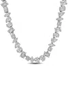 Rina Limor Silver 48.96 Ct. Tw. Lab-grown Sapphire Necklace