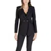 Rinascimento Black Polyester Blazer In Black