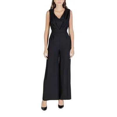 Rinascimento Black Polyester Jumpsuit