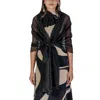 Rinascimento Black Polyester Scarf In Black