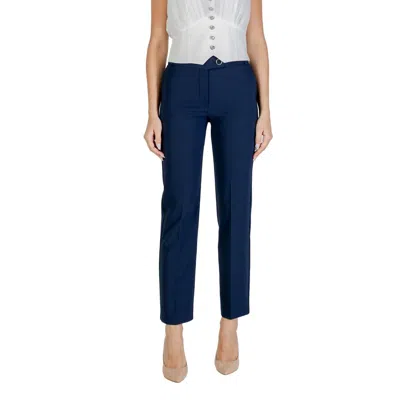 Rinascimento Blue Polyester Dress Trousers