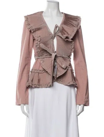 Pre-owned Rinascimento Jacket In Pink