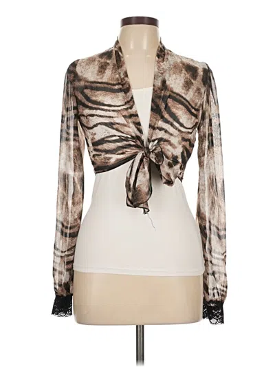 Pre-owned Rinascimento Long Sleeve Blouse In Ivory