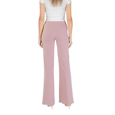 Rinascimento Multicolor Polyester Casual Trousers In Pink