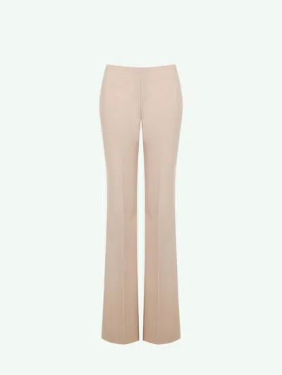 Rinascimento Pantalone In Palazzo Donna Dove Beige In Neutral