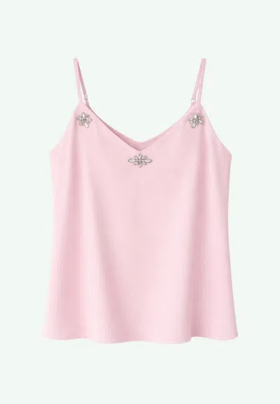 Rinascimento Top With Straps Woman Pink Pastel In Other