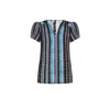 Rinascimento Turquoise Polyester Shirt