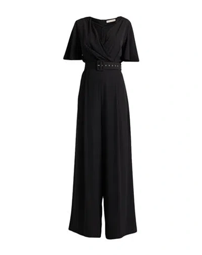 Rinascimento Woman Jumpsuit Black Size M Polyester, Elastane