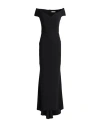 Rinascimento Woman Maxi Dress Black Size S Polyester, Elastane