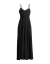 Rinascimento Woman Maxi Dress Black Size Xl Polyester, Elastane