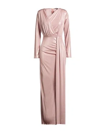 Rinascimento Woman Maxi Dress Blush Size S Polyester, Elastane In Pink