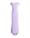 Rinascimento Woman Maxi Dress Lilac Size S Polyester, Elastane In Purple