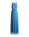Rinascimento Woman Maxi Dress Slate Blue Size M Polyester, Elastane In Blue