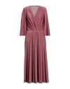 Rinascimento Woman Midi Dress Antique Rose Size S Viscose, Polyester, Elastane In Pink