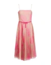 Rinascimento Woman Midi Dress Fuchsia Size M Polyester