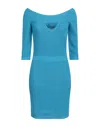 Rinascimento Short Dresses In Blue