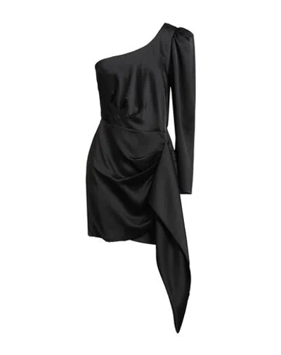 Rinascimento Woman Mini Dress Black Size L Polyester