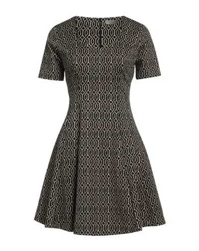 Rinascimento Woman Mini Dress Black Size Xs Polyester, Viscose, Elastane