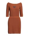 Rinascimento Short Dresses In Beige