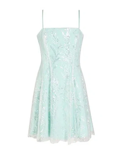 Rinascimento Woman Mini Dress Light Green Size M Polyester