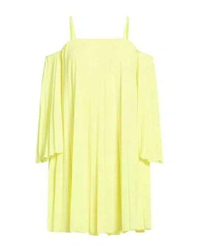 Rinascimento Woman Mini Dress Yellow Size M Polyester