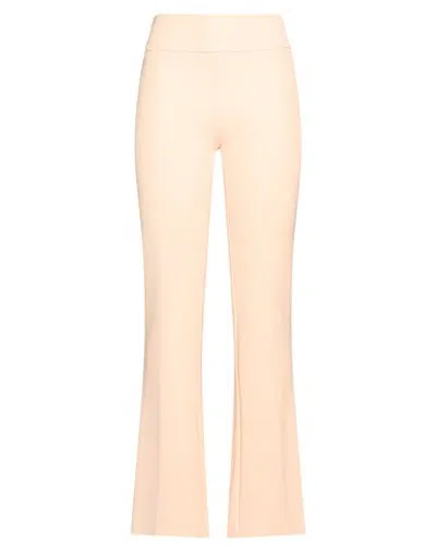 Rinascimento Woman Pants Apricot Size Xs Polyester, Elastane In Neutral