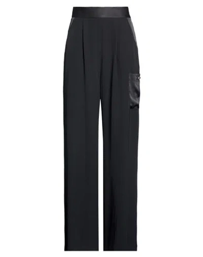 Rinascimento Woman Pants Black Size S Polyester, Elastane