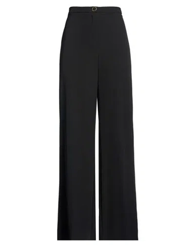 Rinascimento Woman Pants Black Size S Polyester, Elastane