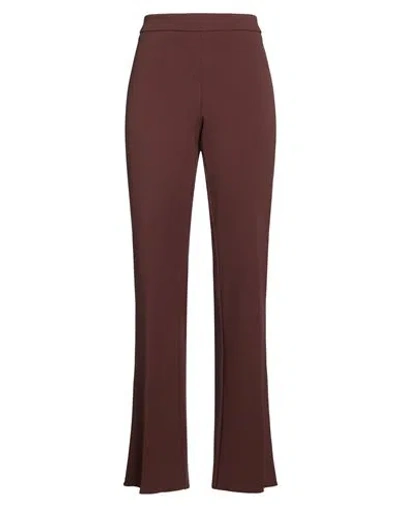 Rinascimento Woman Pants Chocolate Brown Size Xs Polyester, Elastane